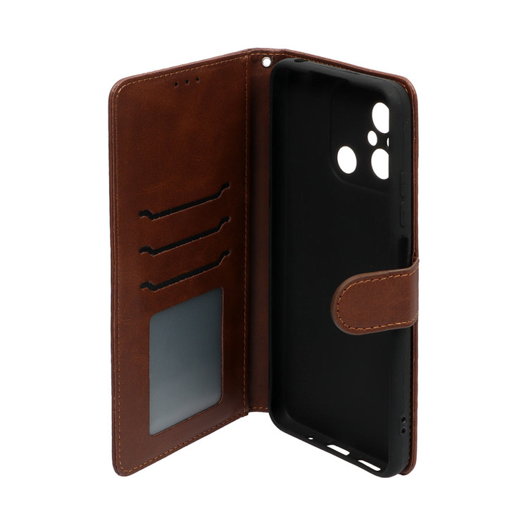 کیف موبایل چرمی جاکارتی محافظ لنزدار Nillkin شیائومی مدل Xiaomi Redmi 12C / Redmi 11A / Poco C55