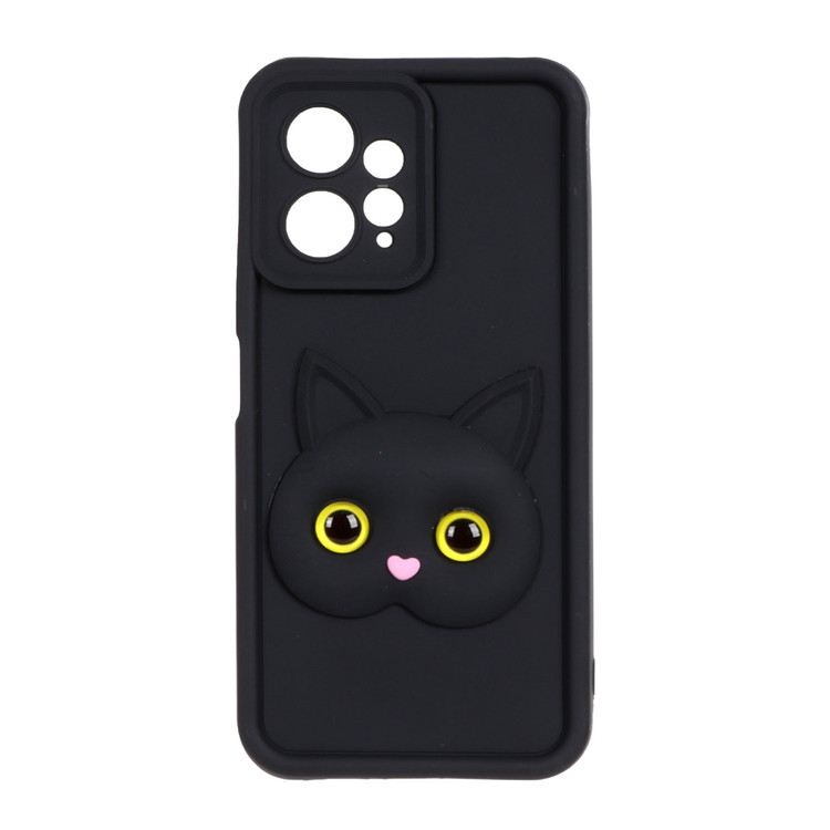 قاب طرحدار گربه ای Solid Case Cat Design شیائومی مدل Xiaomi Redmi Note 12 4G