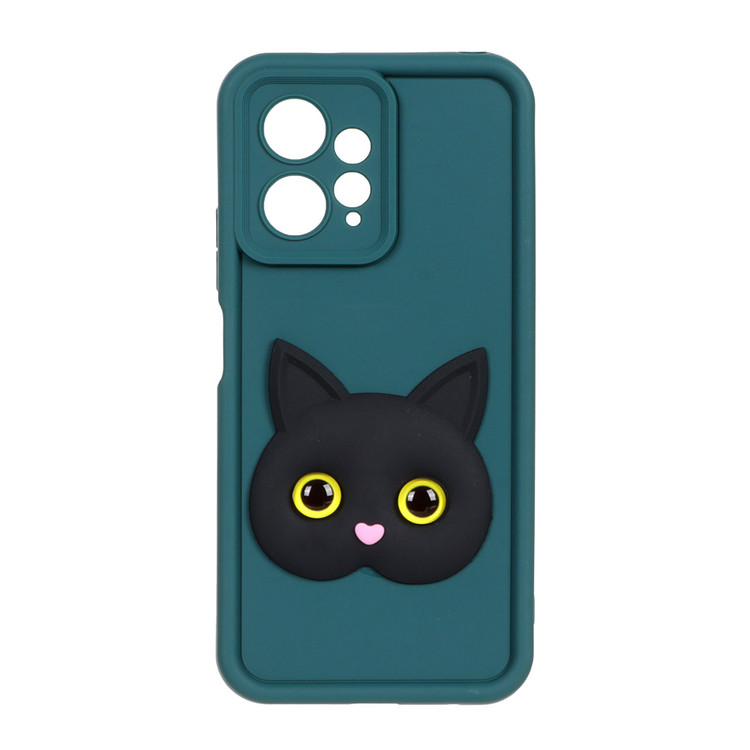 قاب طرحدار گربه ای Solid Case Cat Design شیائومی مدل Xiaomi Redmi Note 12 4G