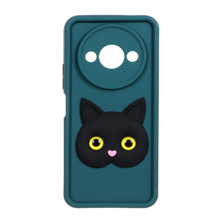 قاب طرح گربه Solid Case Cat Design شیائومی مدل Xiaomi Redmi A3 / A3x / Poco C61