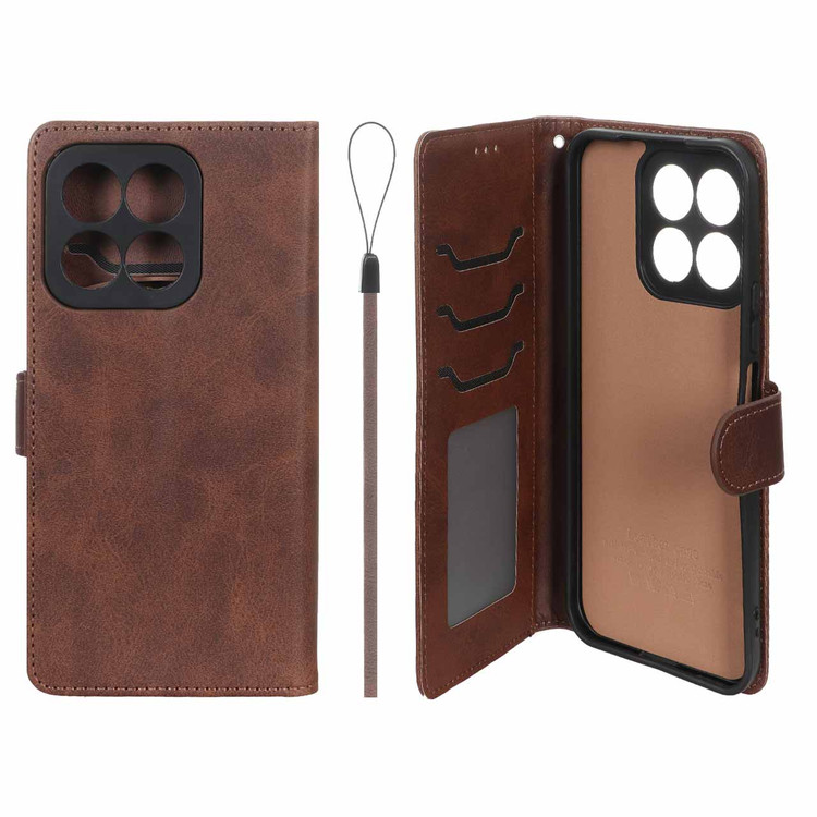 کیف موبایل چرمی جاکارتی مگنتی درجه یک داخل خز MNC Plus مدل هواوی آنر Honor X8c