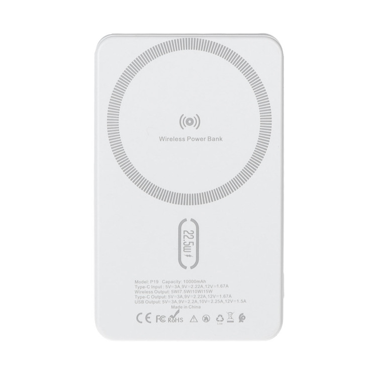 پاوربانک فست شارژ وایرلس VABI 10000mAh مدل P19 22.5W
