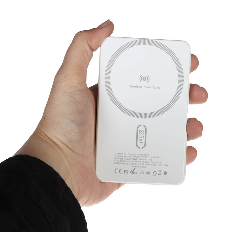 پاوربانک فست شارژ وایرلس VABI 10000mAh مدل P19 22.5W