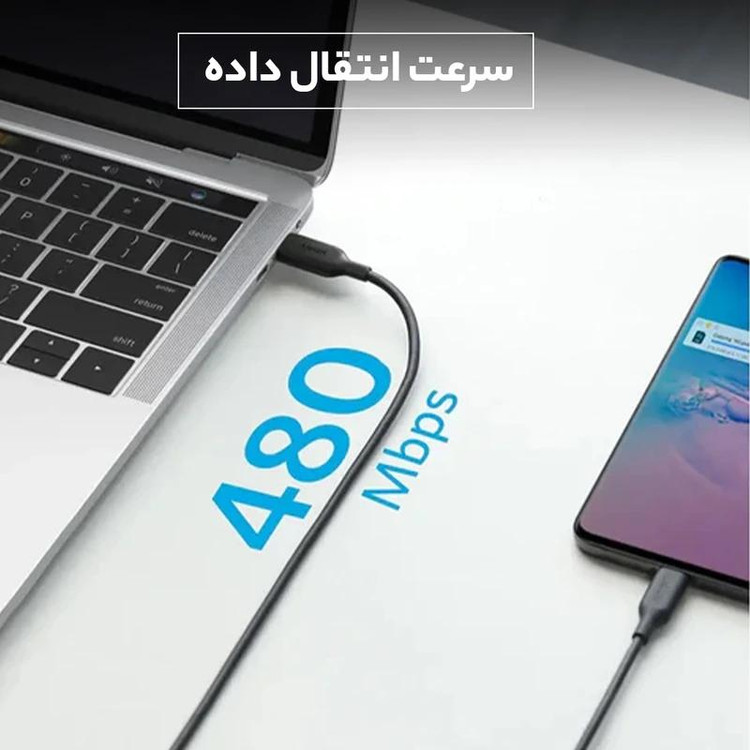 کابل شارژ فست ANKER Type-C to Type-C مدل A8752H11