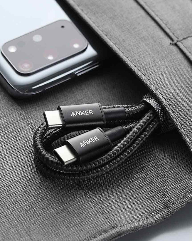 کابل شارژ فست ANKER Type-C to Type-C مدل A8752H11