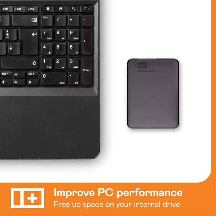 هارد اکسترنال وسترن دیجیتال مدل Western Digital Elements ظرفیت 4 ترابایت