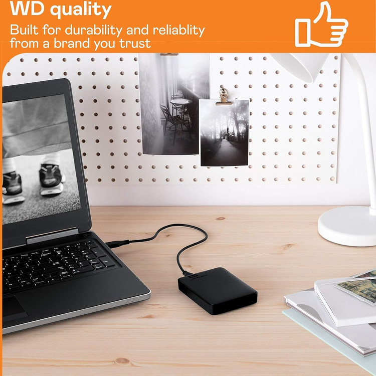 هارد اکسترنال وسترن دیجیتال مدل Western Digital Elements ظرفیت 4 ترابایت