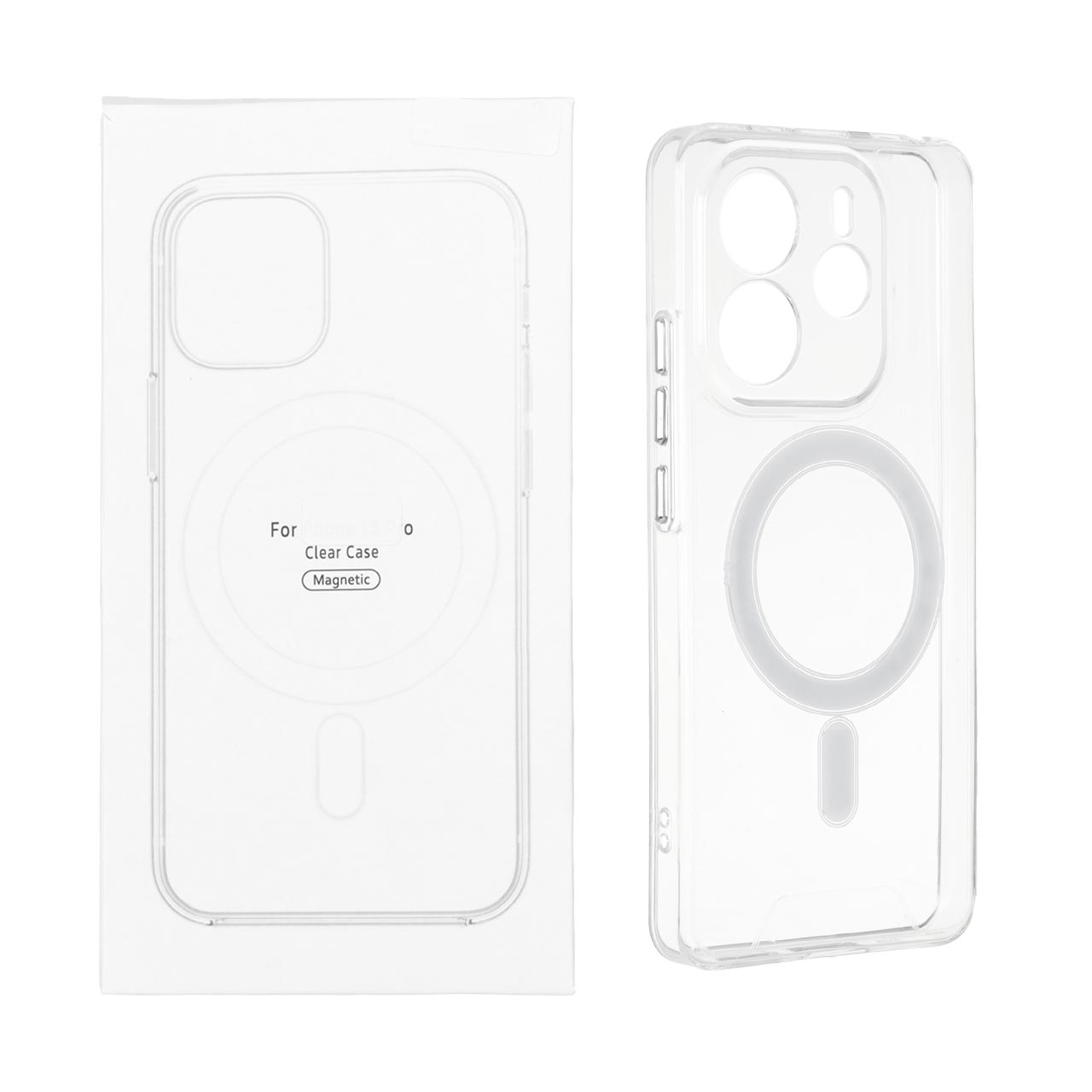 قاب مگ سیف شیائومی با قابلیت شارژ MagSafe مدل Xiaomi Redmi Note 14 4G (پک دار)