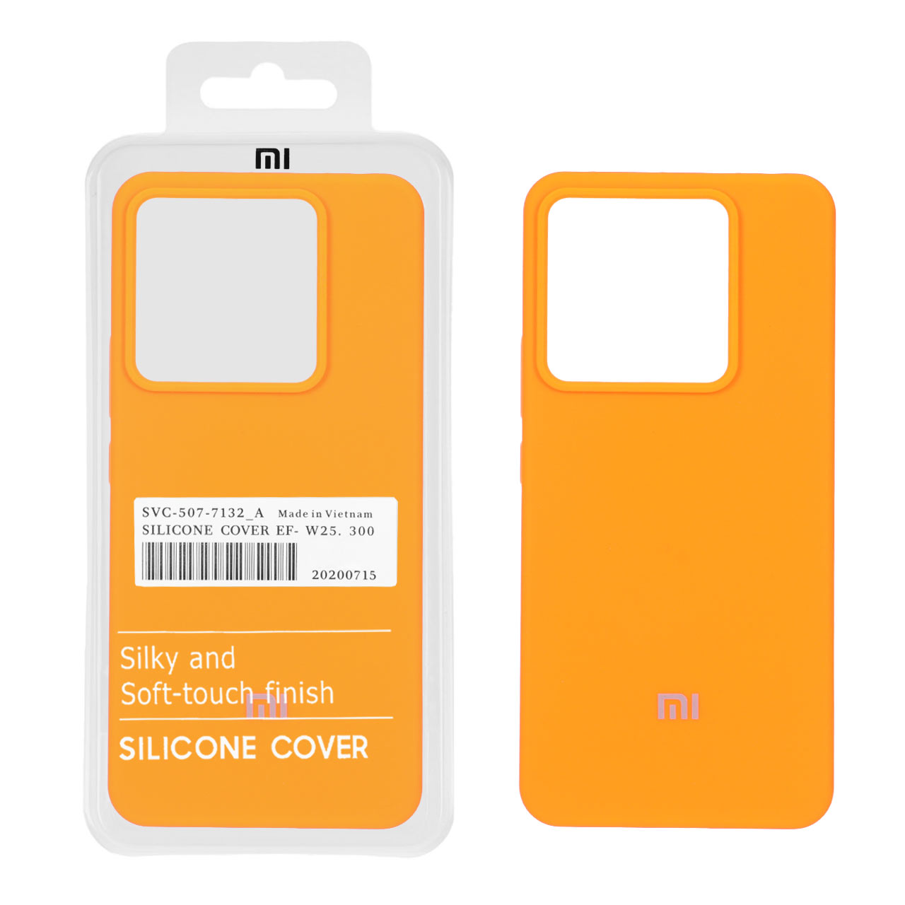 قاب سیلیکونی اورجینال داخل مخمل پاک کنی درجه یک شیائومی مدل Xiaomi Redmi Note 13 Pro 5G / Poco X6 5G (پک دار)