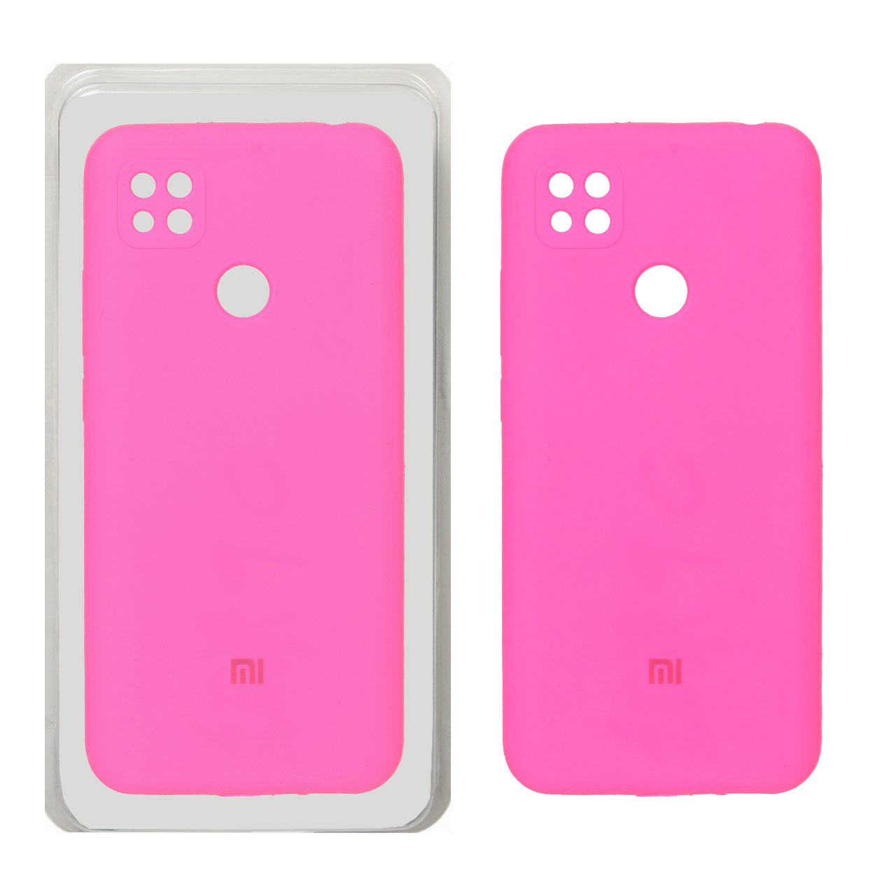 قاب سیلیکونی اورجینال داخل مخمل پاک کنی درجه یک شیائومی مدل Xiaomi Redmi 10A / Redmi 9C / Poco C31 (پک اصلی)