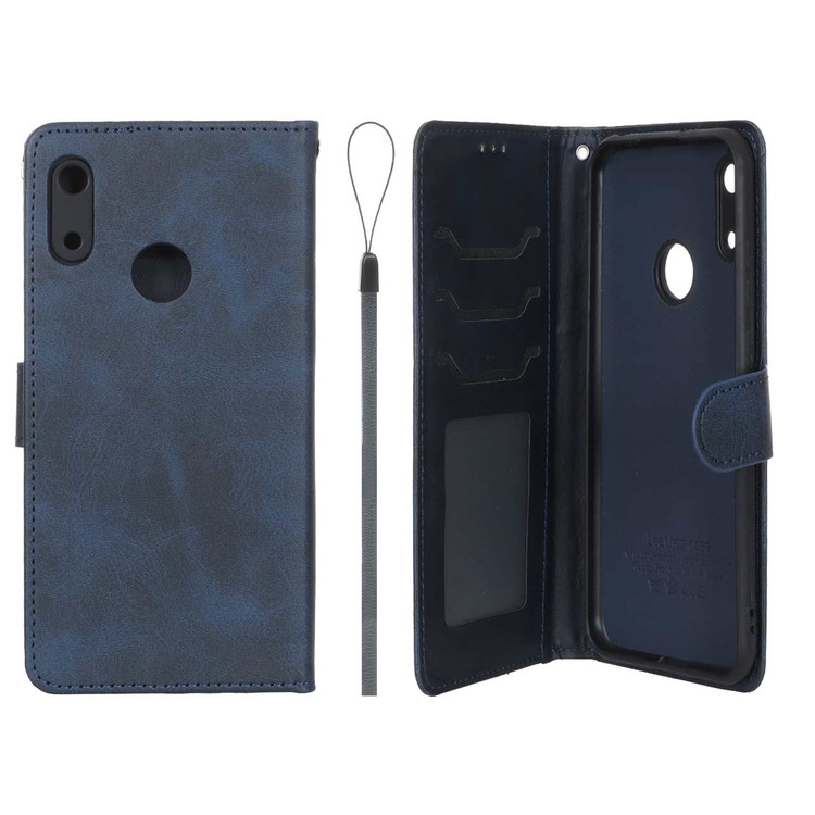 کیف موبایل چرمی جاکارتی و محافظ لنزدار درجه یک هواوی مدل Huawei Y6 (2019) / Y6 Prime (2019) / Y6s / Honor 8a