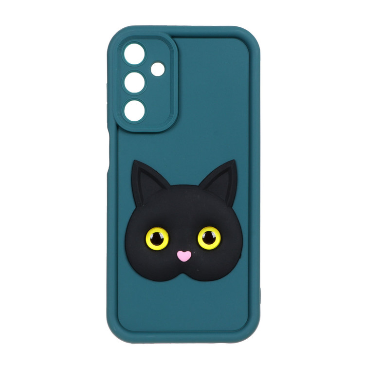 قاب فانتزی طرح گربه Solid Case Cat Design مدل سامسونگ Samsung Galaxy A15