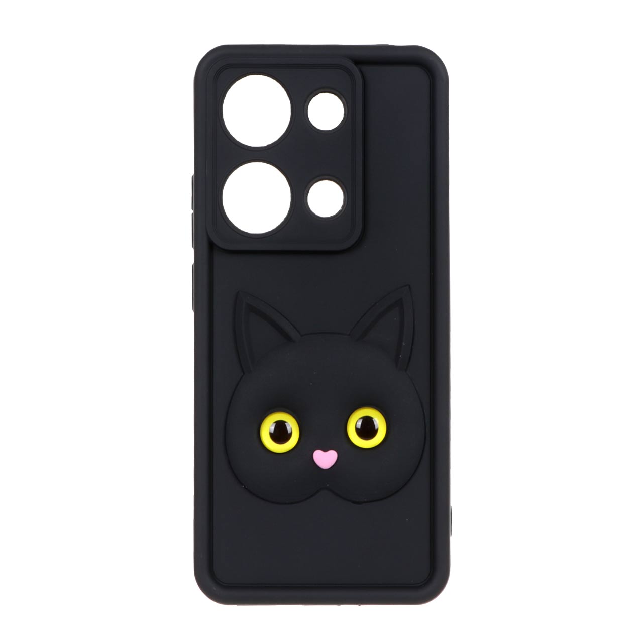 قاب طرحدار گربه ای Solid Case Cat Design شیائومی مدل Xiaomi Redmi Note 13 4G