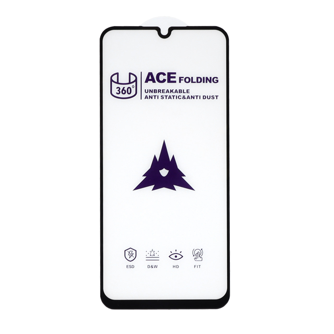 گلس محافظ صفحه نمایش شیشه ای آنتی استاتیک قابل خم Full Cover ACE 360 Anti Static مدل Samsung Galaxy A15 / A25 / A24 / M34 / F34