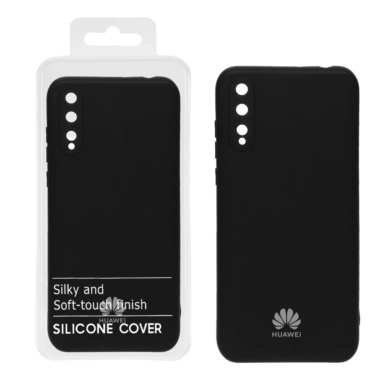 قاب سیلیکونی داخل مخمل محافظ لنزدار هواوی مدل Huawei Y8p