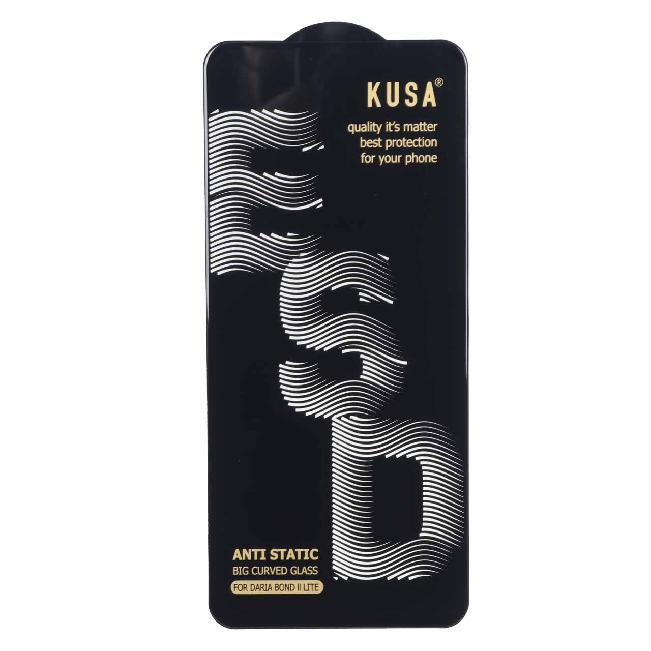 گلس محافظ صفحه نمایش شیشه‌ای درجه یک آنتی استاتیک Full Cover Kusa Anti Static ESD داریا باند 2 لایت - Daria Bond 2 Lite