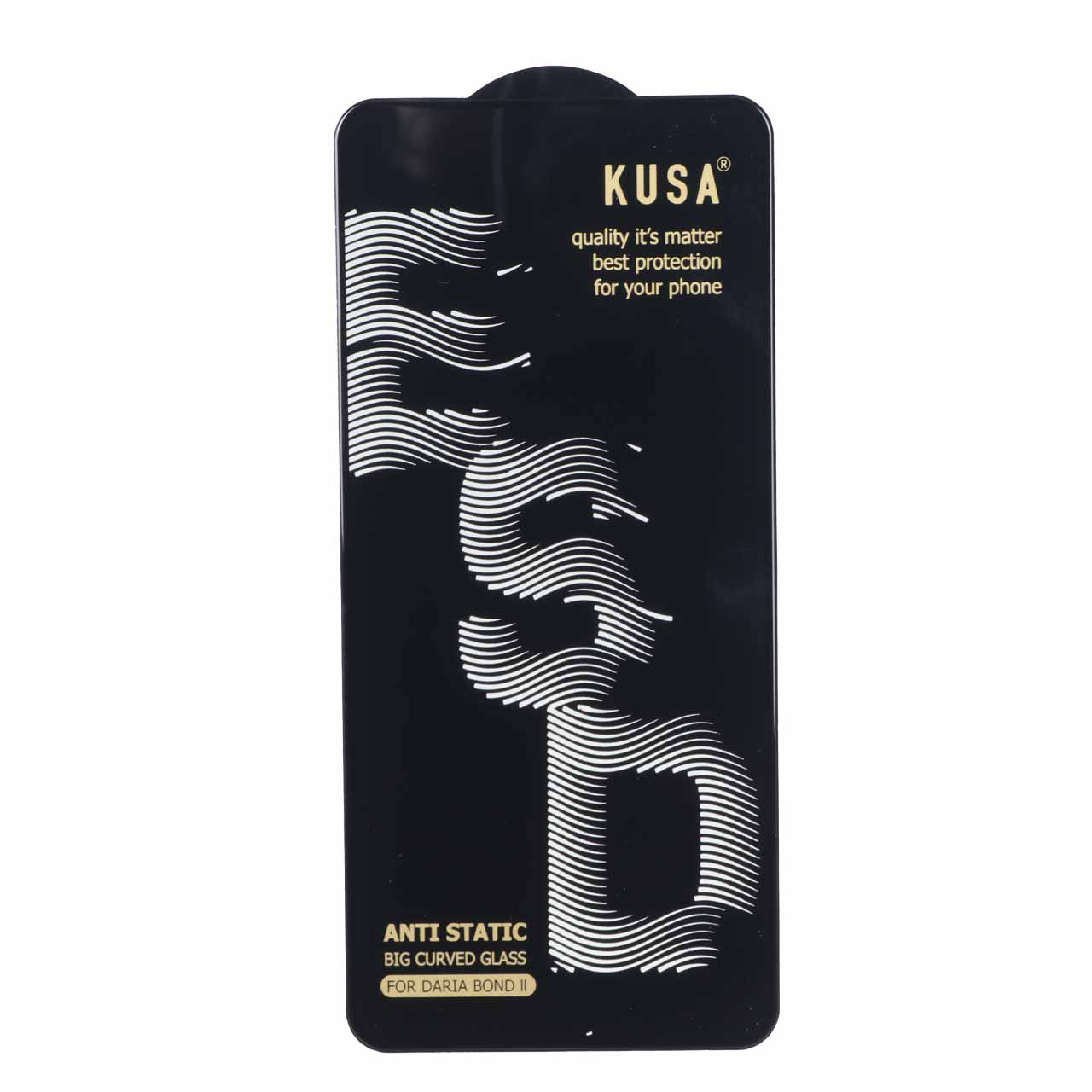 گلس محافظ صفحه نمایش شیشه‌ای درجه یک آنتی استاتیک Full Cover Kusa Anti Static ESD داریا باند 2 - Daria Bond 2