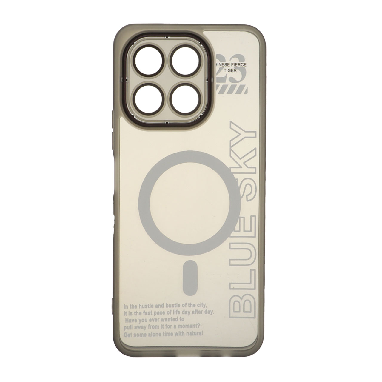 قاب طرح مگ سیف Diamond Space محافظ لنزدار هواوی آنر مدل Honor X6b