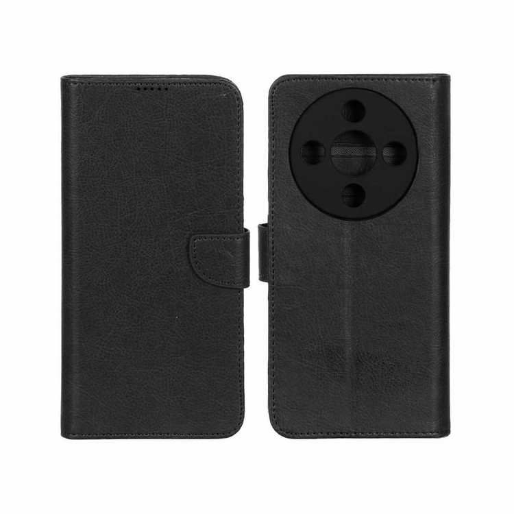 کیف موبایل چرمی مگنتی جاکارتی و محافظ لنزدار درجه یک هواوی آنر مدل Honor X9d