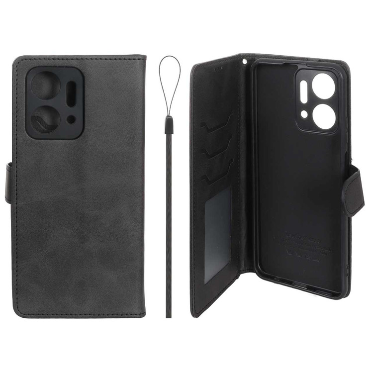 کیف موبایل چرمی جاکارتی مگنتی درجه یک داخل خز MNC Plus مدل هواوی آنر Honor X7a