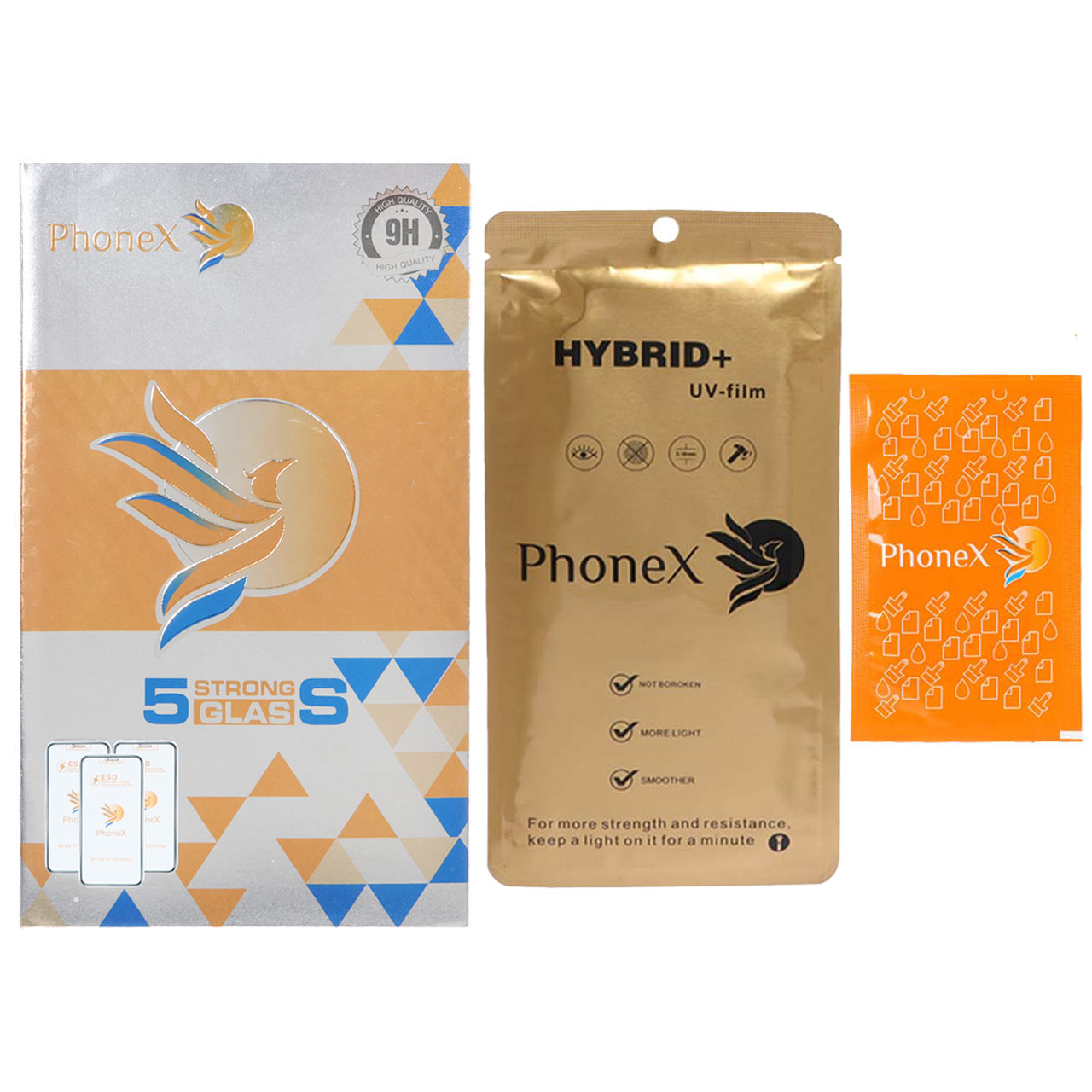 محافظ صفحه نمایش نانو پلیمر سامسونگ مدل Phonex Polymer Nano مدل Samsung Galaxy S22 Plus / S23 Plus (پک دار)