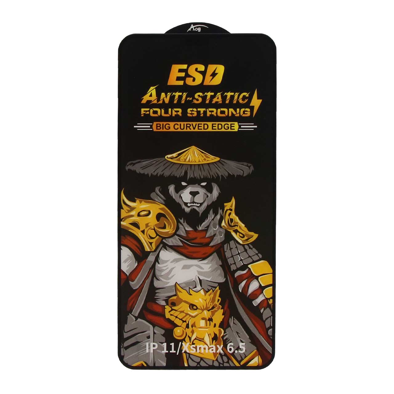 گلس محافظ صفحه نمایش شیشه ای آنتی استاتیک درجه یک ESD-Anti Static Four Strong آیفون مدل Apple iPhone X Max / XS Max / 11 Pro Max