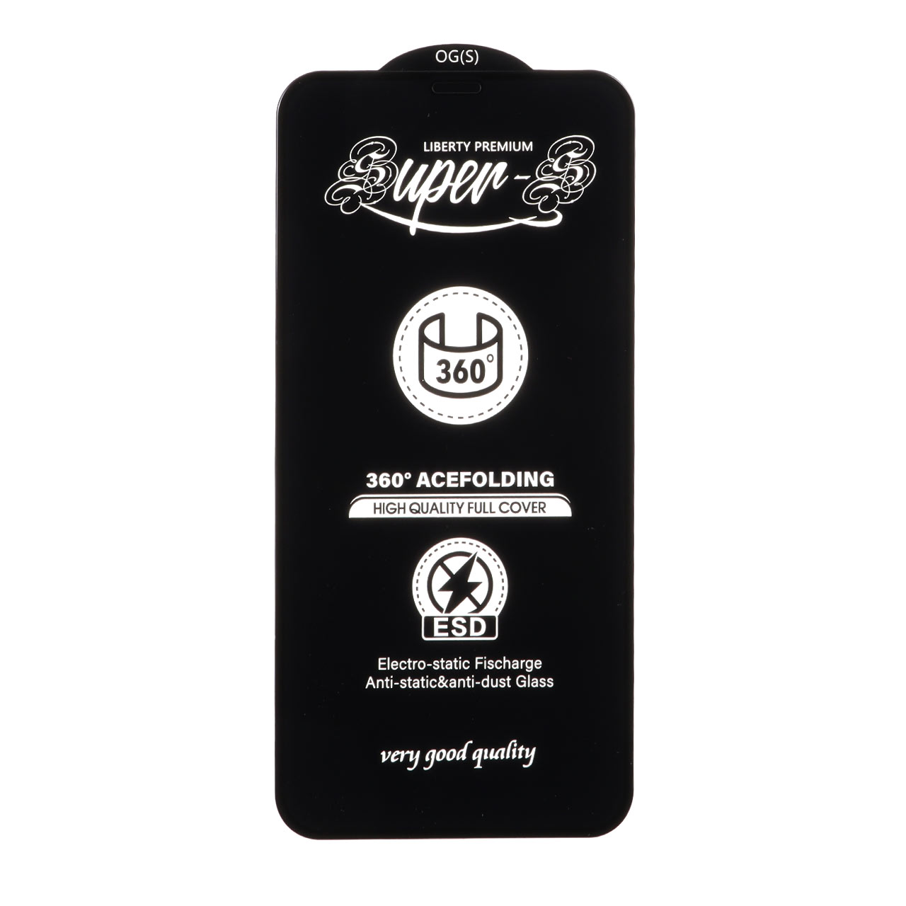 گلس محافظ صفحه نمایش شیشه ای قابل خم آنتی استاتیک درجه یک Full Cover Super S 360 آیفون مدل Apple iPhone 11 / iPhone XR