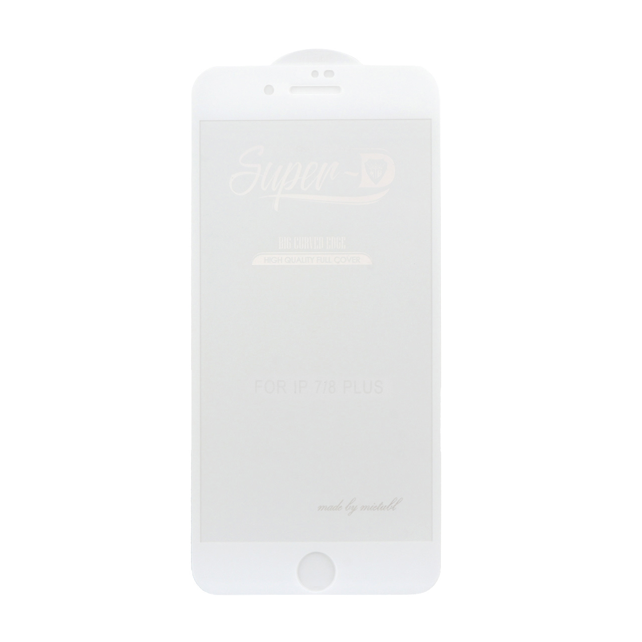 گلس محافظ صفحه نمایش شیشه ای آنتی استاتیک درجه یک Full Cover Super D Mietubl آیفون مدل Apple iPhone 7 Plus / iPhone 8 Plus