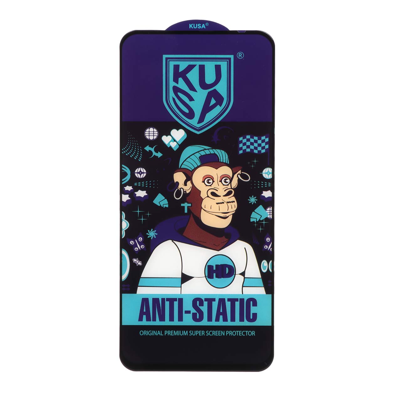 گلس محافظ صفحه نمایش شیشه ای آنتی استاتیک درجه یک KUSA Anti Static شیائومی مدل Xiaomi Redmi 12 / Redmi 13X / Redmi 13 4G / Poco M6 Pro 5G / Poco M6 4G