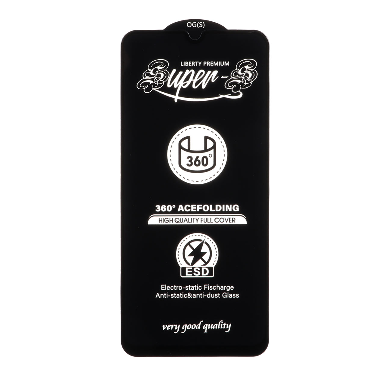 گلس محافظ صفحه نمایش شیشه ای قابل خم آنتی استاتیک درجه یک Full Cover Super S 360 مدل Samsung Galaxy A20 / A30 / A30S / A50 / A50S / M10S / M21 / M21S / M30 / M30S / M31 / Redmi Note 7 / Note 7 pro / Note 7s / Honor 9a / Y6p
