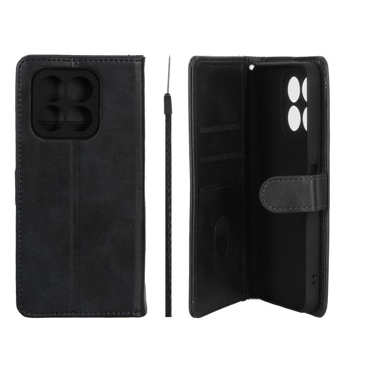 کیف موبایل چرمی جاکارتی مگنتی و محافظ لنزدار داخل مخمل درجه یک هواوی مدل آنر Honor X8a