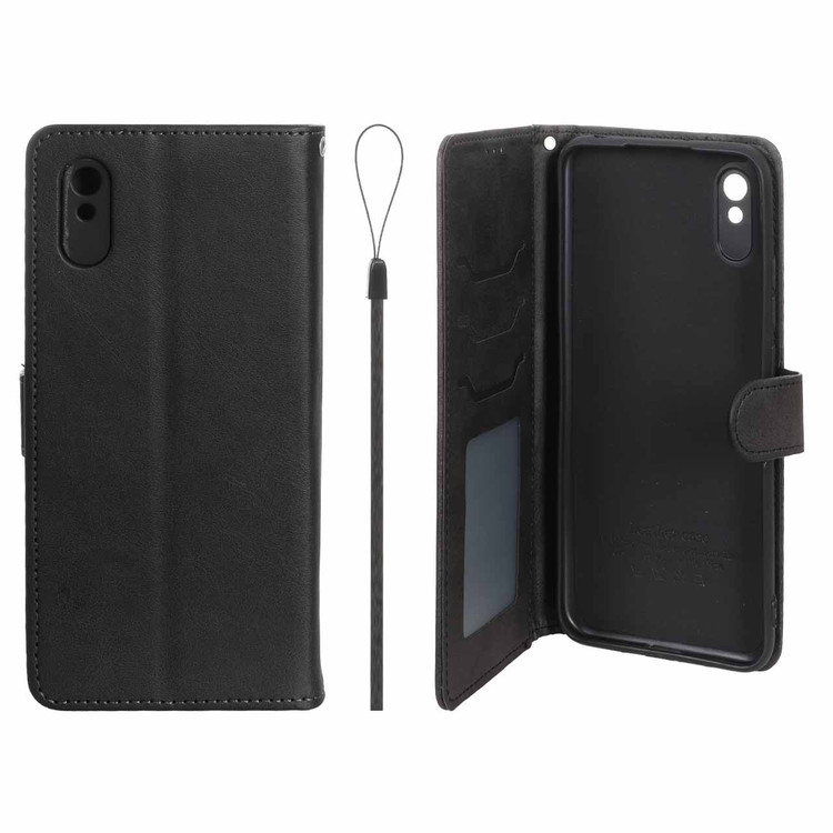 کیف موبایل چرمی مگنتی جاکارتی و محافظ لنزدار درجه یک داخل خز شیائومی مدل Xiaomi Redmi 9A / Redmi 9A Sport / Redmi 9AT