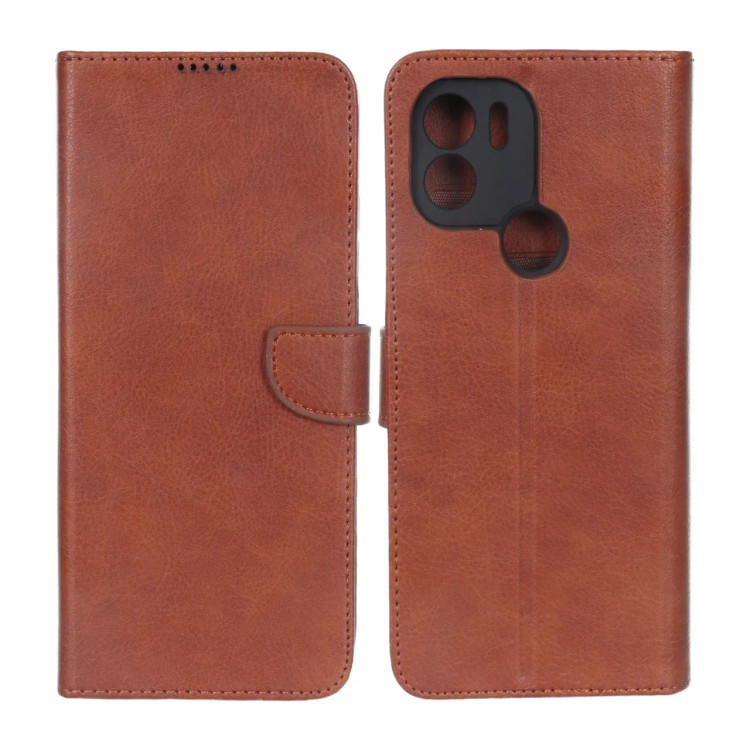 کیف موبایل چرمی مگنتی جاکارتی و محافظ لنزدار درجه یک شیائومی مدل Xiaomi Redmi A1 Plus / Redmi A2 Plus