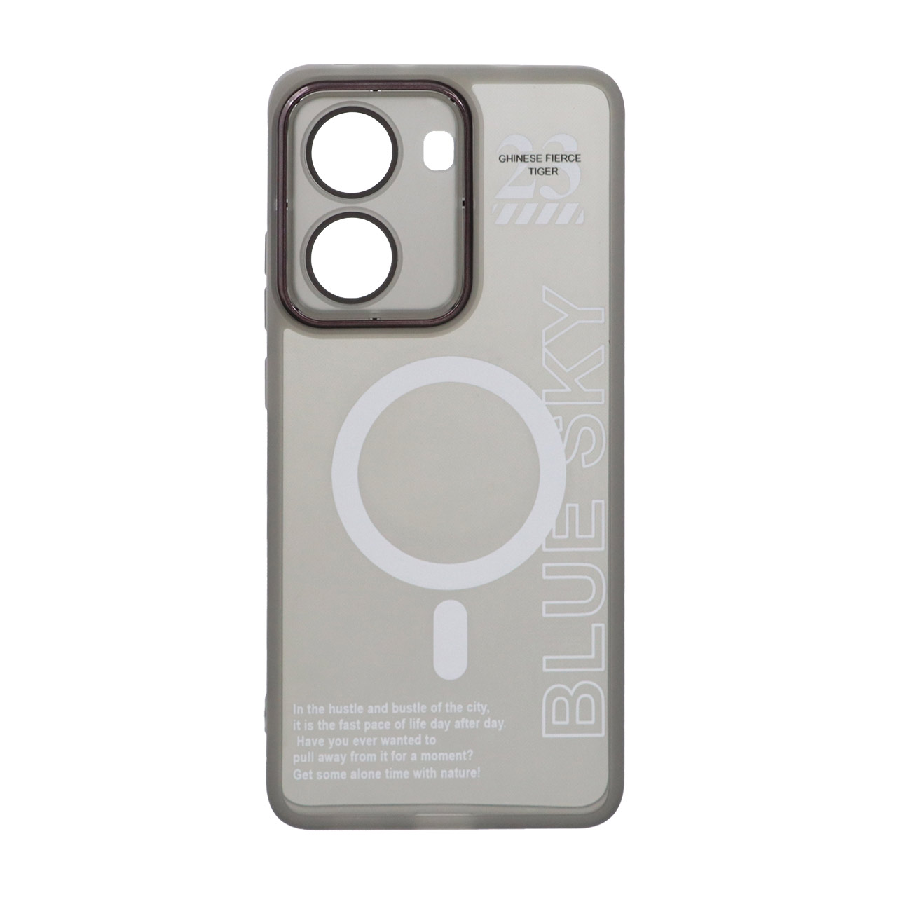 قاب طرح مگ سیف Diamond Space همراه با گلس محافظ لنز شیائومی مدل Xiaomi Poco X7 Pro