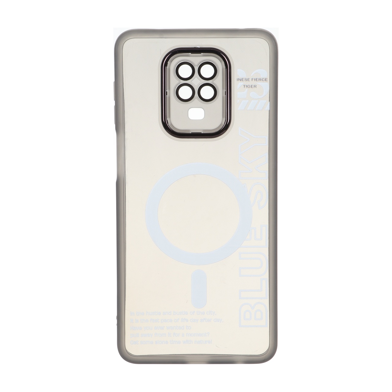 قاب طرح مگ سیف Diamond Space همراه با گلس محافظ لنز شیائومی مدل Xiaomi Redmi Note 9S / Redmi Note 9 Pro / Redmi Note 9 Pro Max