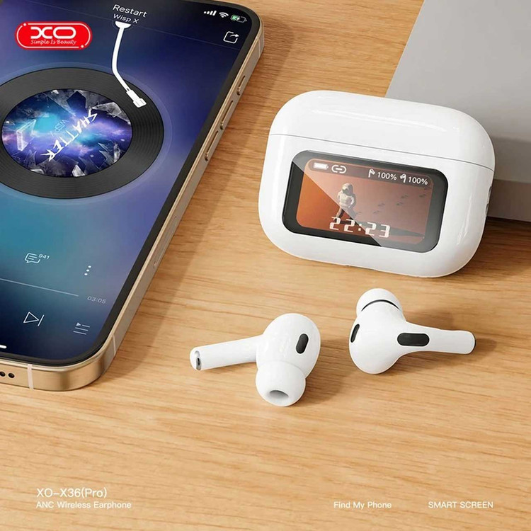 ایرفون بی سیم XO باقابلیت ANC و صفحه نمایشگر لمسی مدل X36 Pro