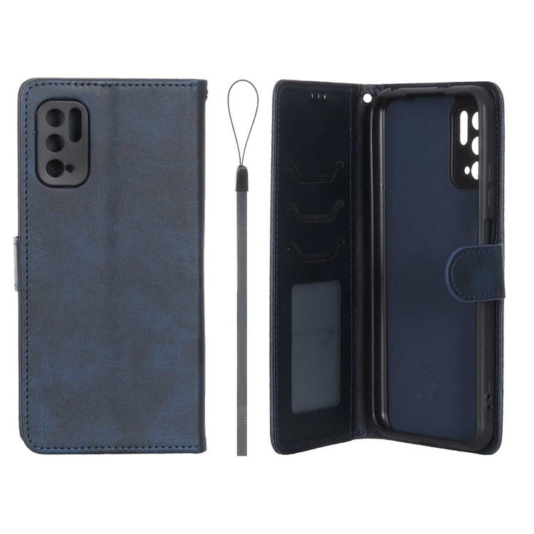 کیف موبایل چرمی جاکارتی و محافظ لنزدار درجه یک داخل خز شیائومی مدل Xiaomi Poco M3 Pro / Redmi Note 10 5G / Redmi Note 11 SE