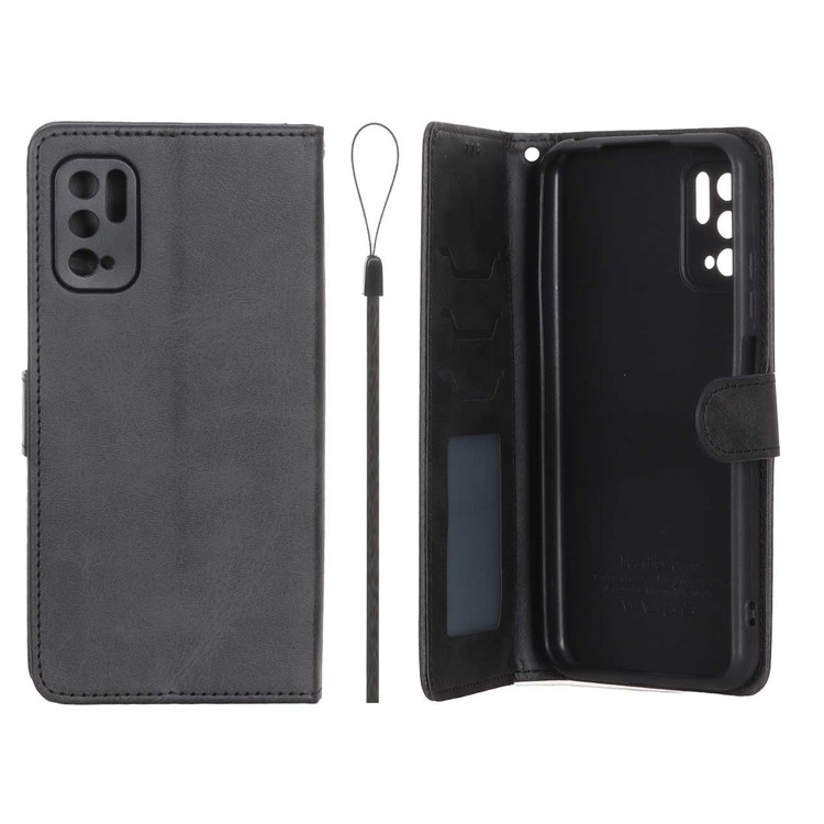 کیف موبایل چرمی جاکارتی و محافظ لنزدار درجه یک داخل خز شیائومی مدل Xiaomi Poco M3 Pro / Redmi Note 10 5G / Redmi Note 11 SE