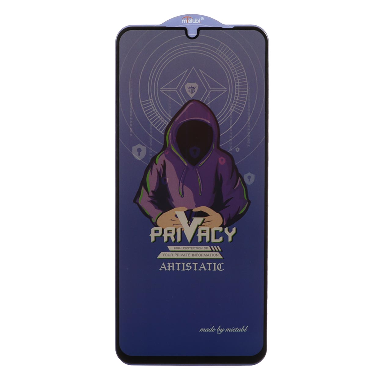 گلس محافظ صفحه نمایش پرایوسی حریم شخصی شیشه ای اورجینال میتوبل مدل Samsung Galaxy A71 / A72 / A73 / M51 / M52 / M53 / M54 / M62 / Note 12 Pro 5G / Note 12 Pro Plus / Poco X5 Pro / Poco F5