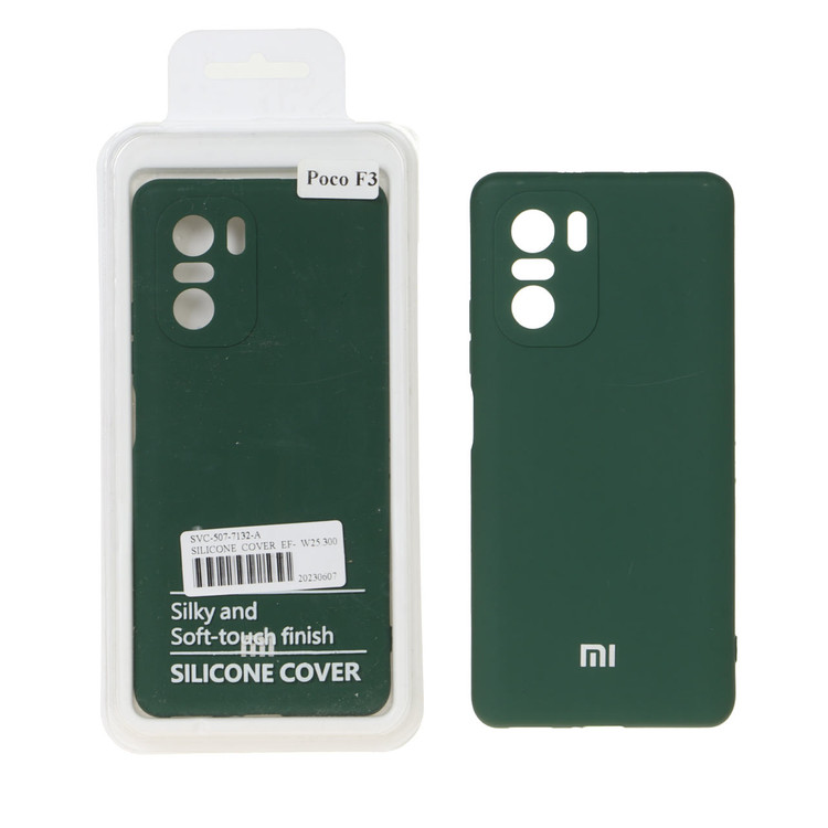 قاب سیلیکونی داخل مخمل محافظ لنزدار شیائومی Xiaomi Poco F3 / Redmi Mi 11i / Redmi K40