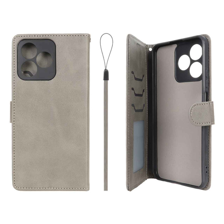 کیف موبایل چرمی مگنتی جاکارتی و محافظ لنزدار درجه یک ریلمی مدل Realme C53 / C51 / Note 50