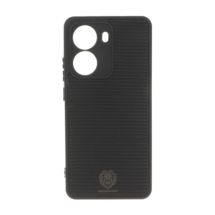 قاب طرح چرم حصیری Golden Lion محافظ لنزدار شیائومی Xiaomi Poco X7 Pro