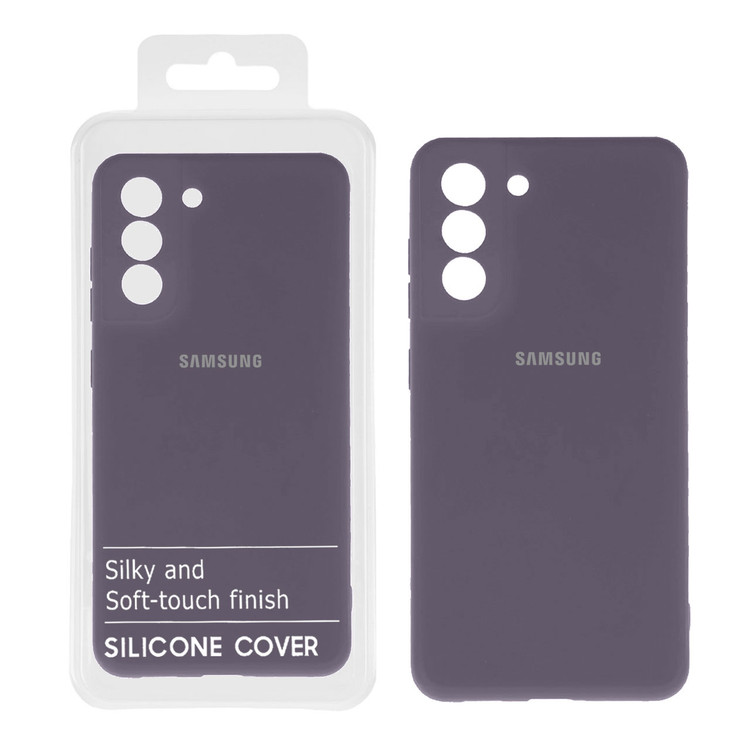 قاب سیلیکونی محافظ لنزدار داخل مخمل سامسونگ مدل Samsung Galaxy S22 Plus