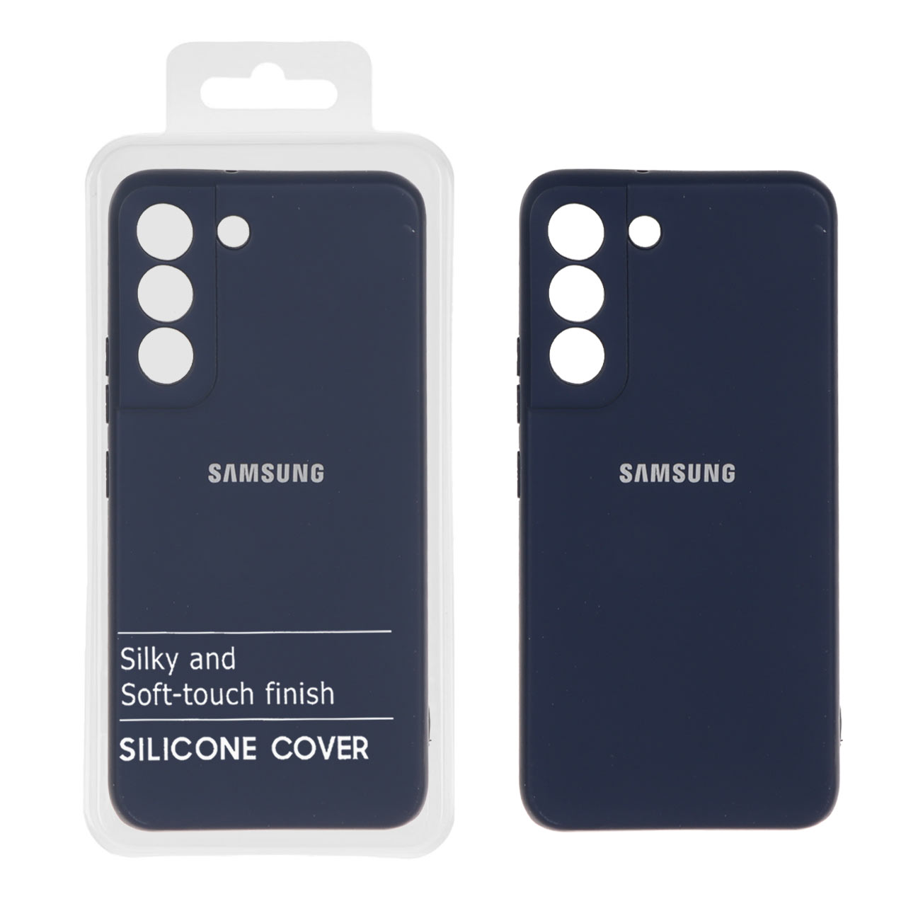 قاب سیلیکونی محافظ لنزدار داخل مخمل سامسونگ مدل Samsung Galaxy S22