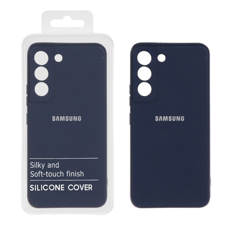 قاب سیلیکونی محافظ لنزدار داخل مخمل سامسونگ مدل Samsung Galaxy S22
