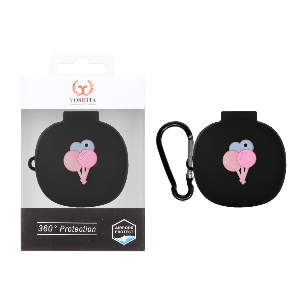 کاور ایرپاد سیلیکونی Yoshita عروسک برجسته QCY T13X - طرح 226 (پک دار)