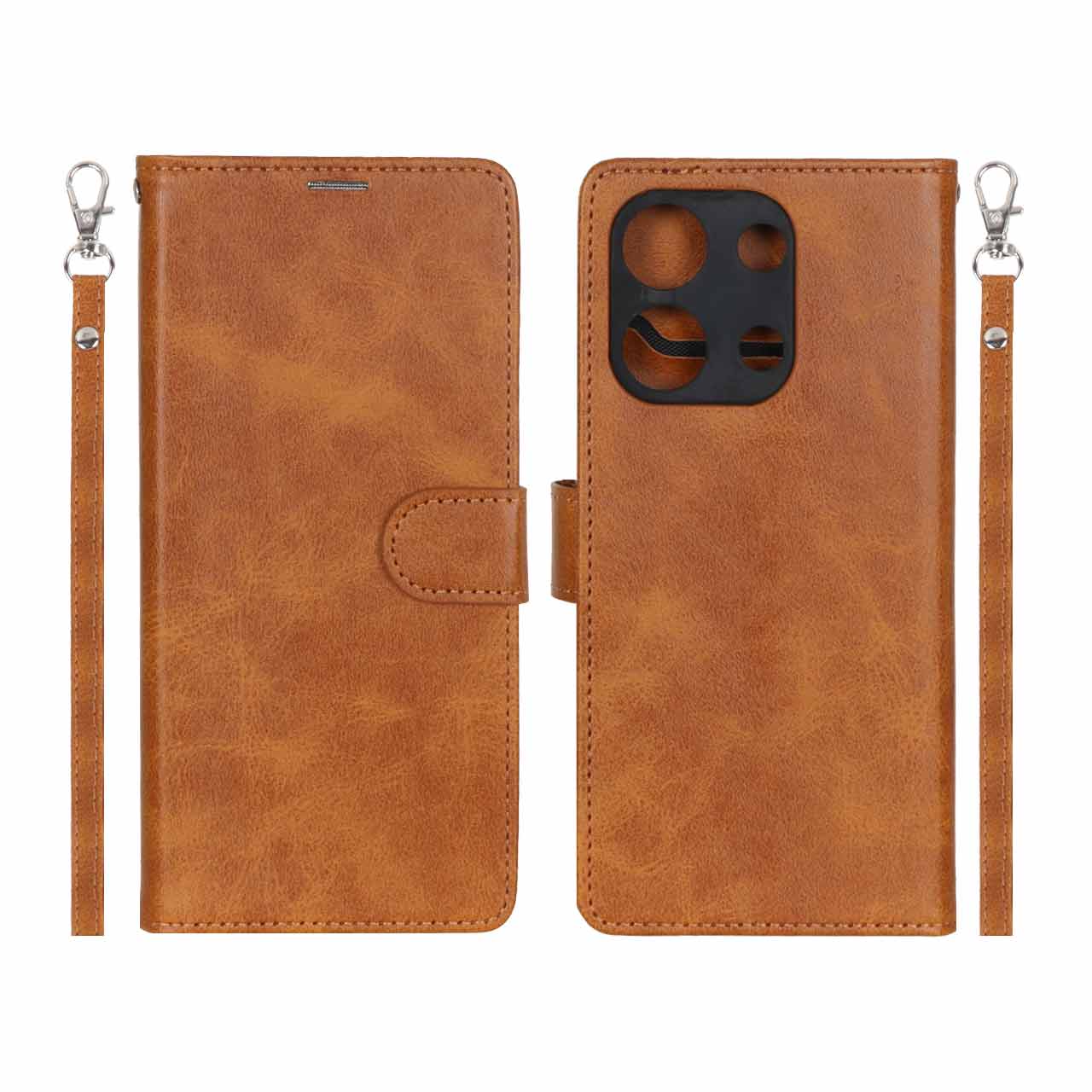 کیف موبایل چرمی مگنتی و جاکارتی درجه یک شیائومی مدل Xiaomi Redmi Note 13 4G