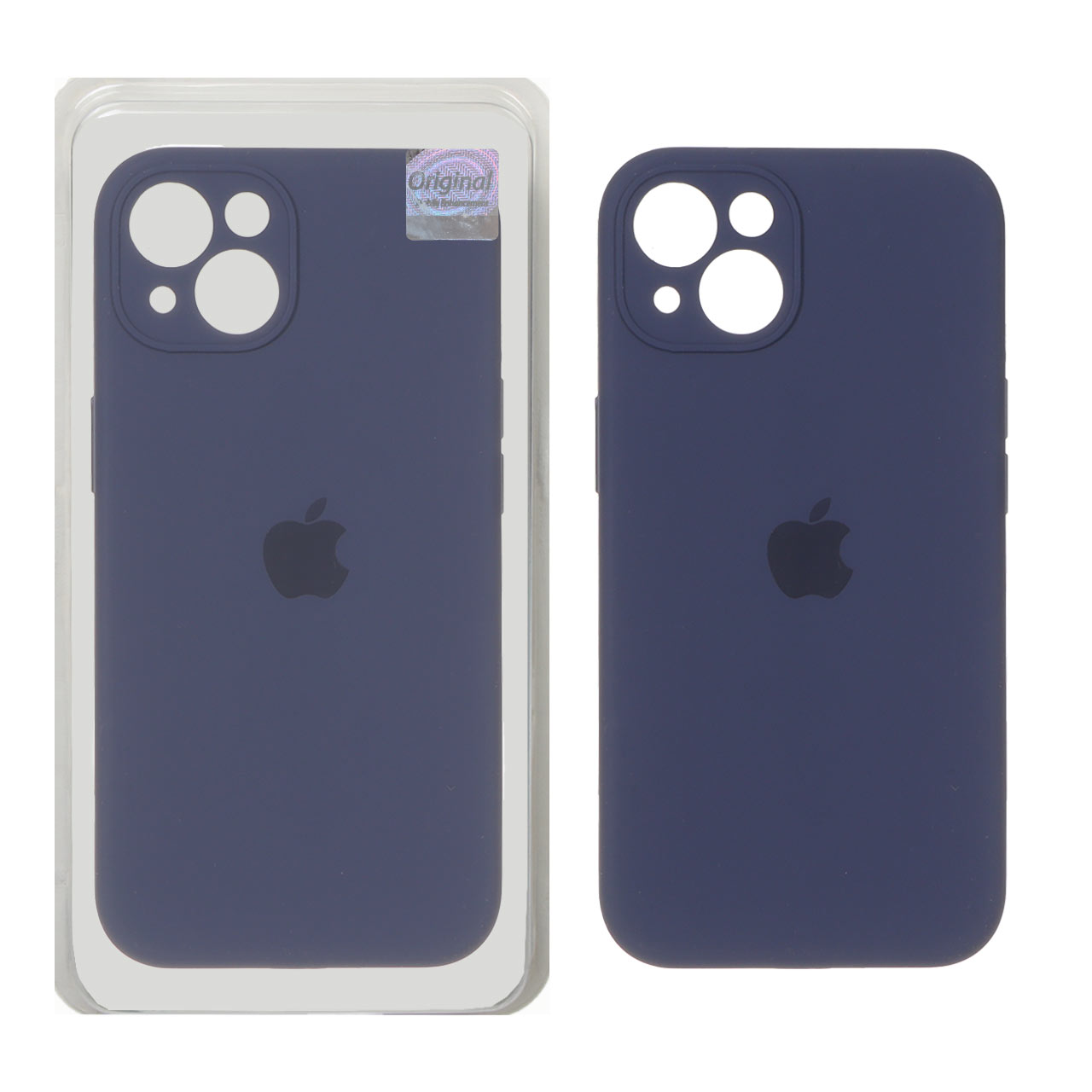 قاب سیلیکونی اورجینال پاک کنی داخل مخمل محافظ لنزدار آیفون 13 و آیفون 14 - Apple iPhone 13 / iPhone 14 (پک اصلی)
