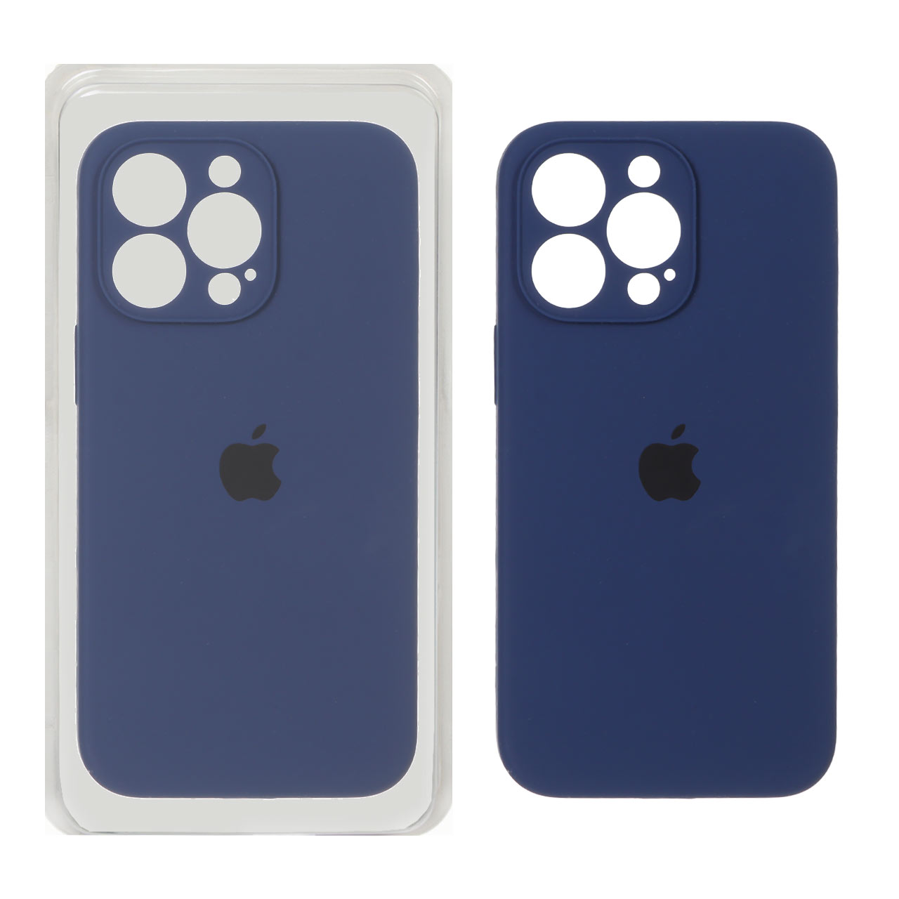 قاب سیلیکونی اورجینال پاک کنی محافظ لنزدار داخل مخمل آیفون 13 پرو - Apple iPhone 13 Pro (پک اصلی)