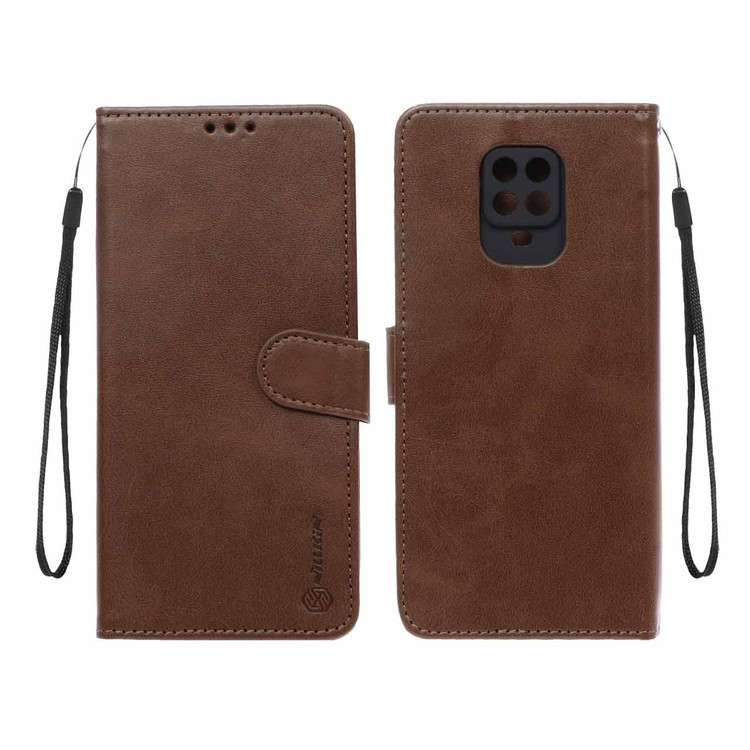 کیف موبایل چرمی جاکارتی مگنتی و محافظ لنزدار درجه یک شیائومی مدل Xiaomi Redmi Note 9S / Redmi Note 9 Pro / Redmi Note 9 Pro Max / Poco M2 Pro
